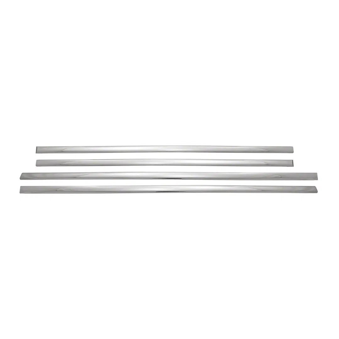 CCISM608 – COAST2COAST Side Molding, Multi-Fit Chrome ABS 4 Piece Two 38 Inch Length X 1/4 Inch Thick X 1-1/8 Inch He...